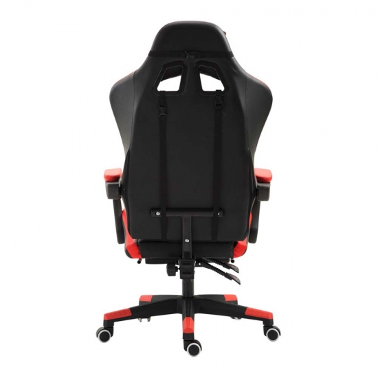 Καρέκλα Gaming με Υποπόδιο Red Herzberg (HG-8080RED) (HEZHG8080RED)