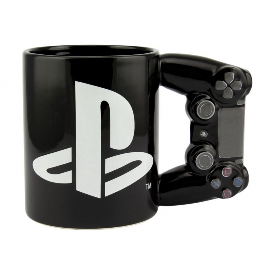 Paladone PS4 Controller Κούπα Κεραμική Μαύρη 443ml