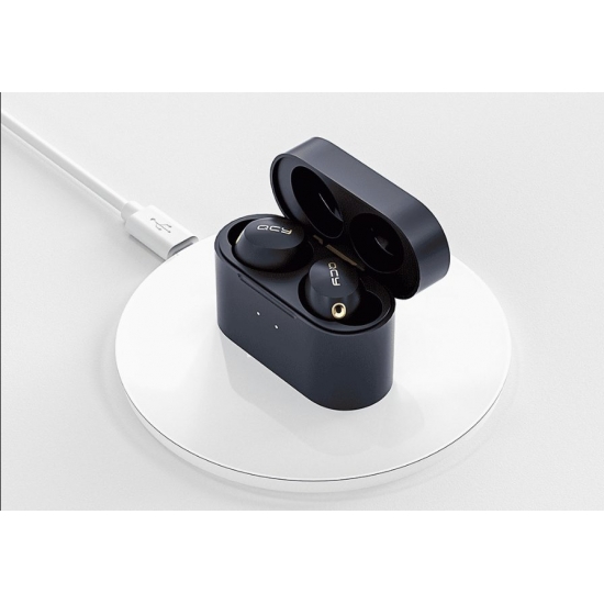 QCY HT01 Gaming TWS 7mm Dynamic Driver Noise Cancel. in-ear Sensor True Wireless Earbuds 600mAh