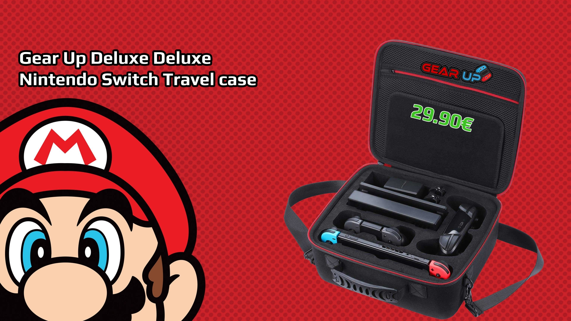 Gear up Deluxe Nintendo Switch Travel case