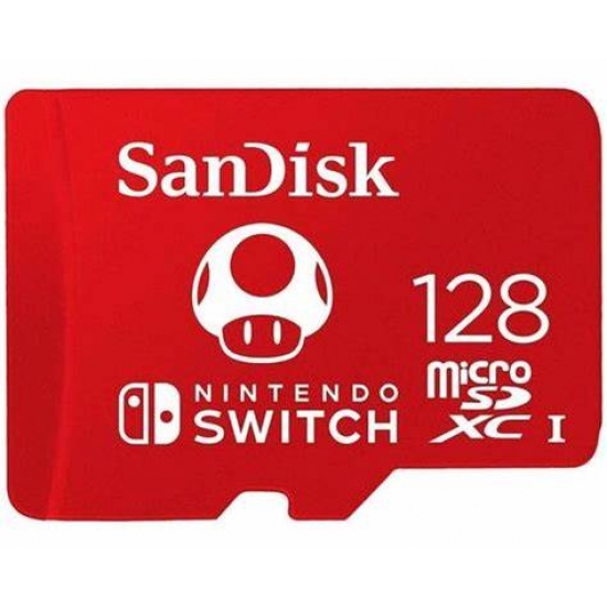 SANDISK NINTENDO SWITCH SDSQXAO-128G-GNCZN 128GB MICRO SDXC U3