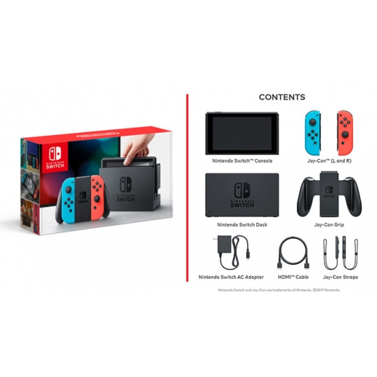 Nintendo Switch Console  HAD Red/Blue Joy-Con