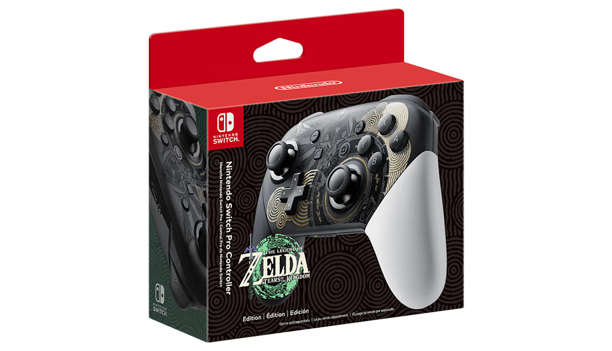 Nintendo Switch Pro Controller : Zelda Tears of the Kingdom Edition
